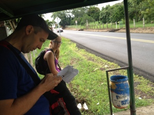 Alajuela Costa Rica bus stop